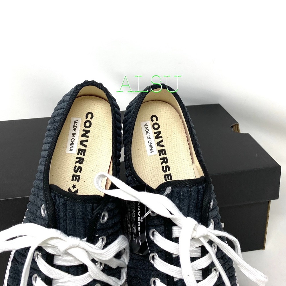 Converse Jack Purcell Low Velvet Black Casual Shoes Men's Sneakers Size 165139C - Picture 7 of 11